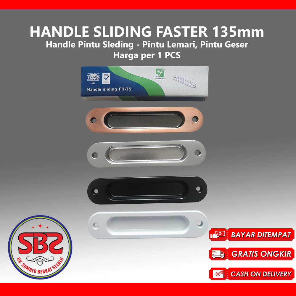 Faster 135 mm Sliding Handle - embedded handle - sliding door handle ...