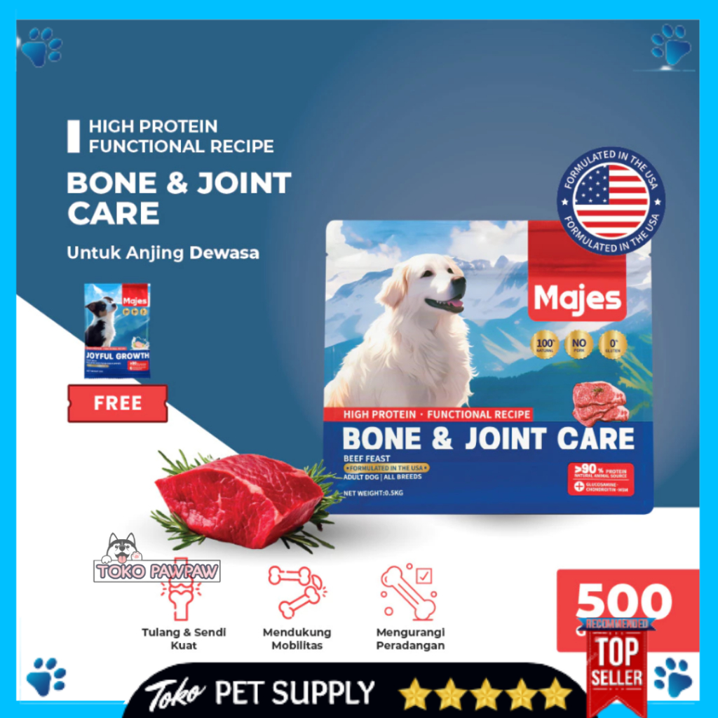 Photo inspiration: Gallery Detail: Majes High Protein Bone Joint Care Anti Inflammatory 500 Grams