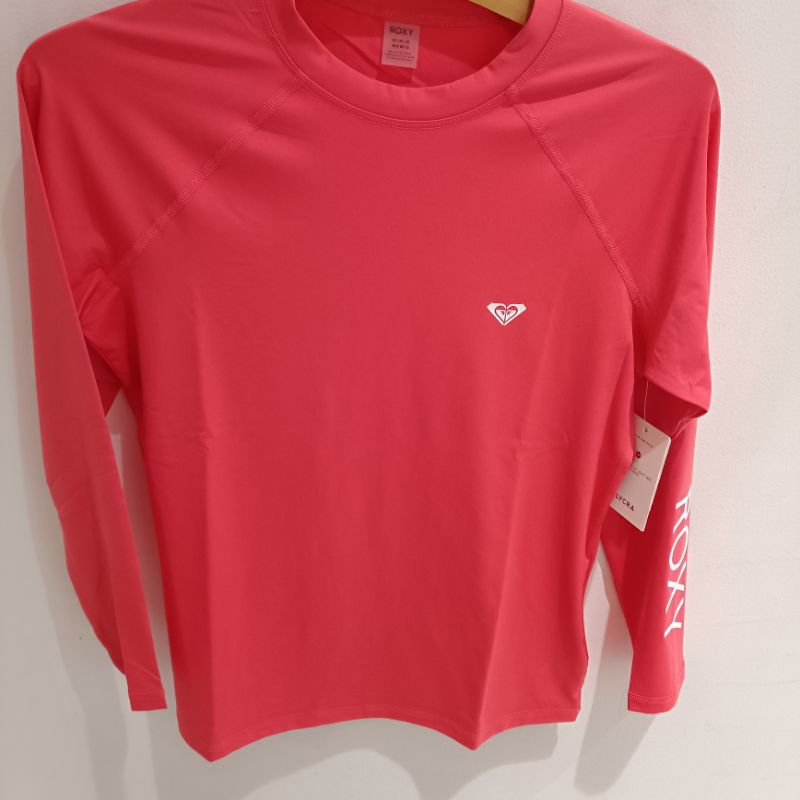 Rashguard Roxy Essentials Ls lycra | Shopee Philippines