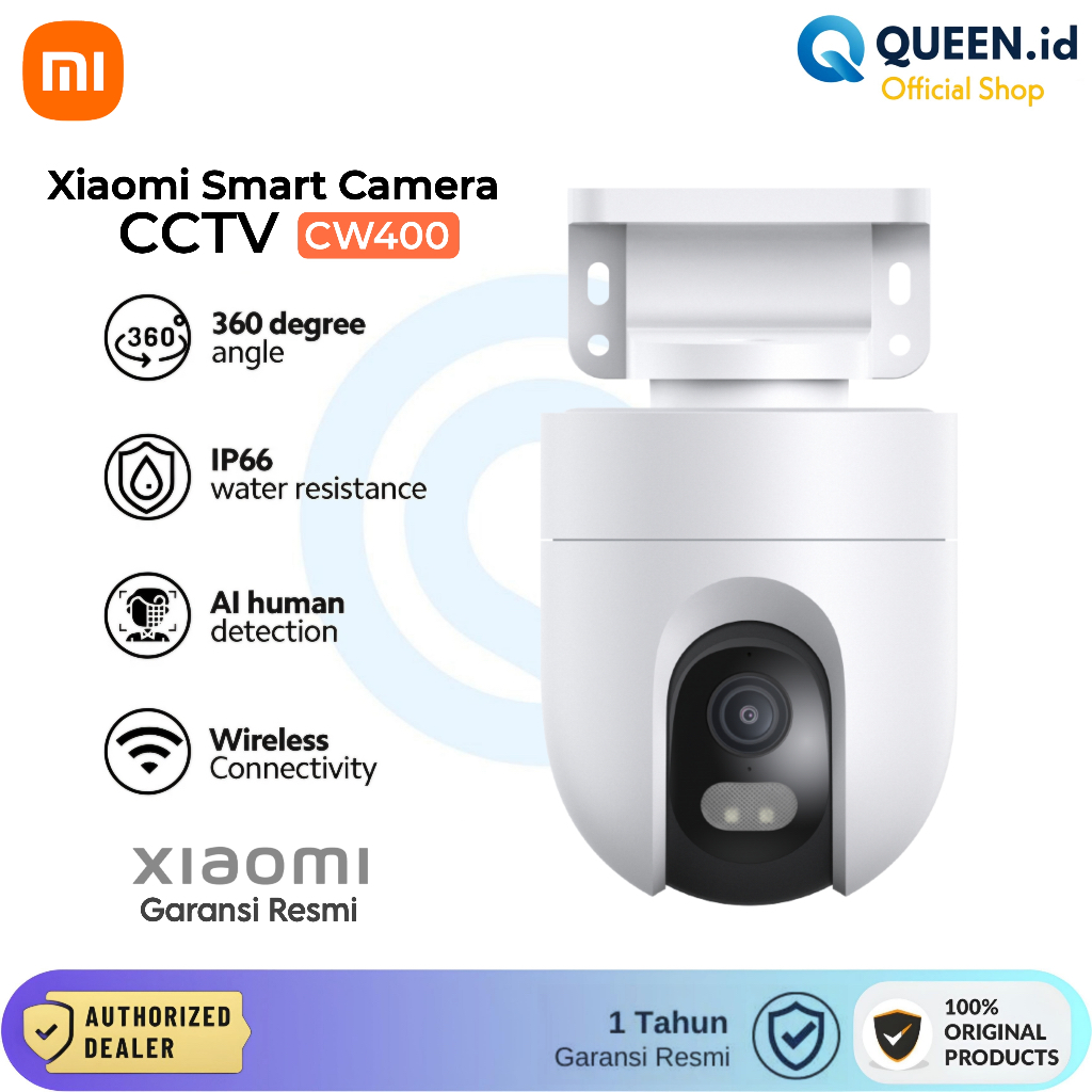 Xiaomi CW400 Smart Camera IP WiFi CCTV Outdoor 2.5K IP66 Waterproof ...