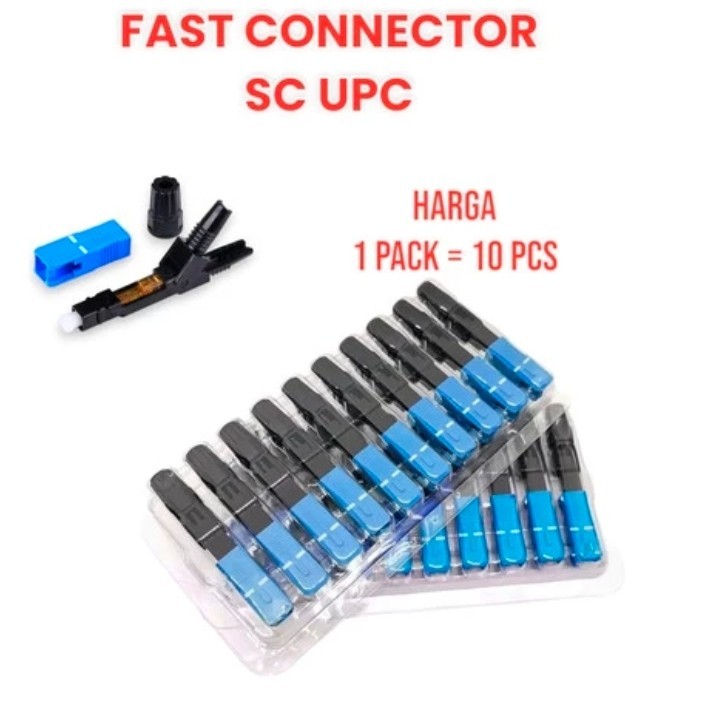 Fast Connector SC UPC FO Fiber Optic 10pcs/pack | Shopee Philippines