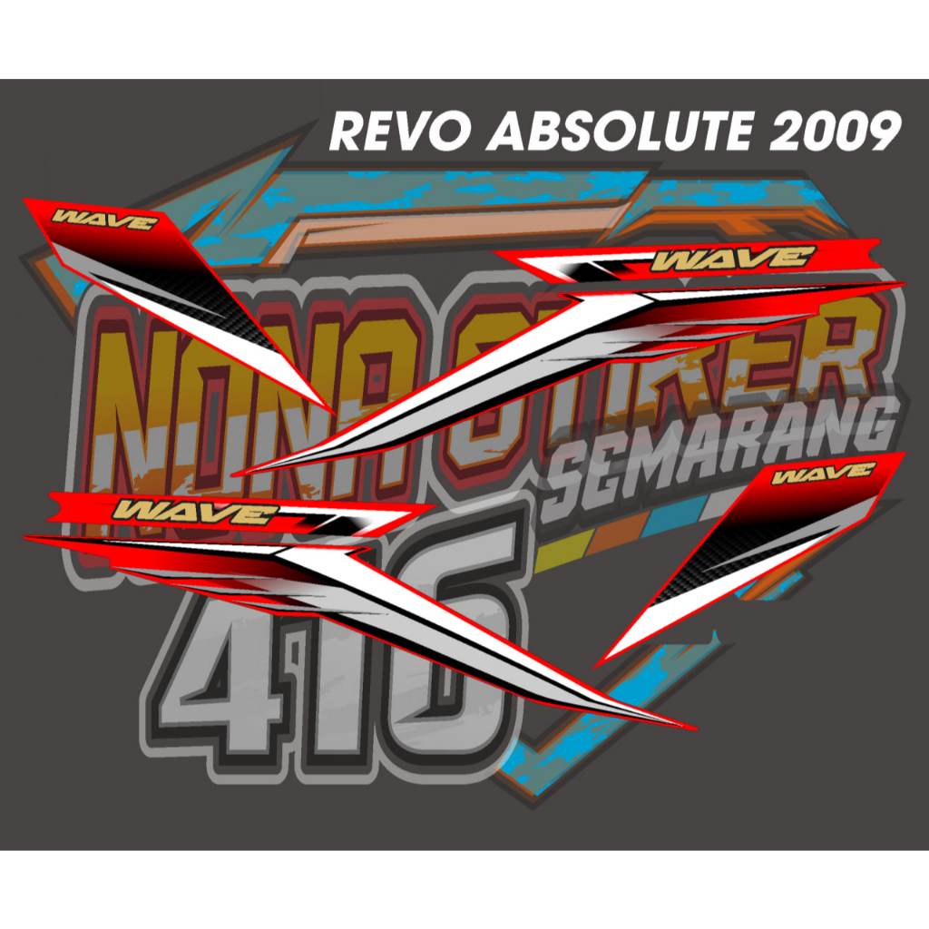 REVO ABSOLUTE DECAL STRIPING STICKERS 2009 VARIATIONS | Shopee Philippines