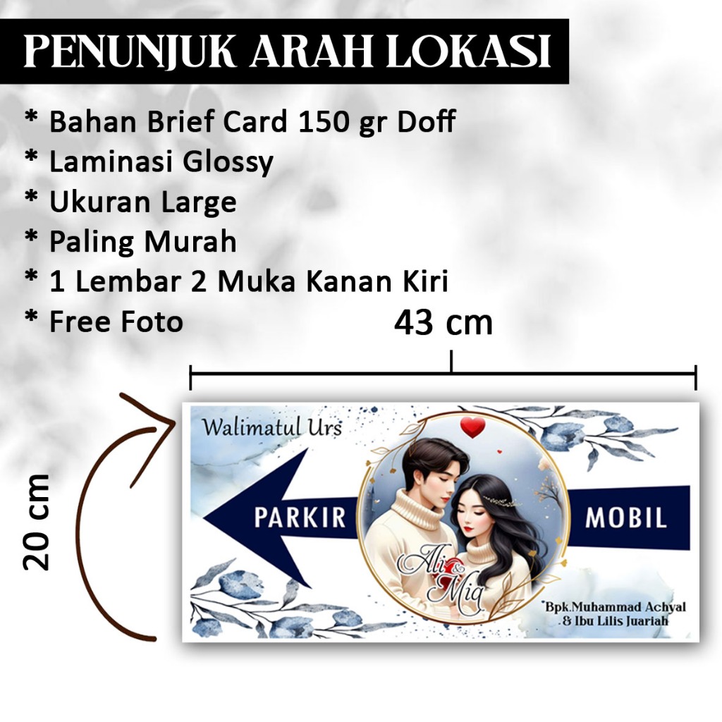 Direction Indicator Location Celebration Banner Name Indicator Parking ...
