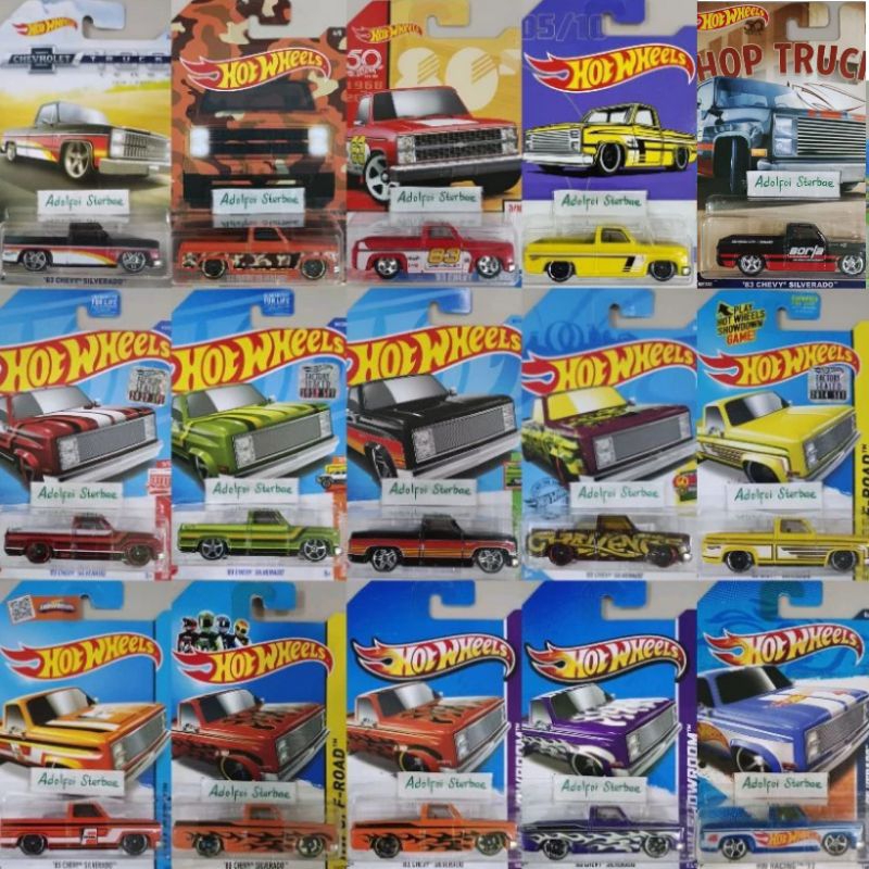 Hotwheels hot wheels' 83 chevy silverado factory sealed hw off road