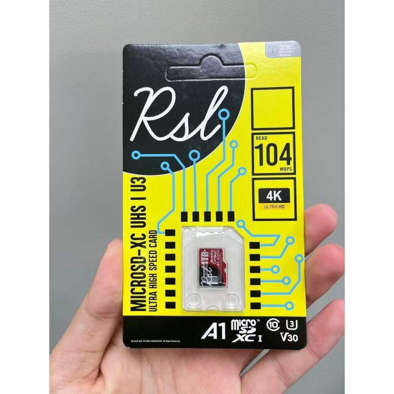 Best QUALITY MICRO SD RSL Ultra HIGH SPEED 256gb Class 10 100MBPS read