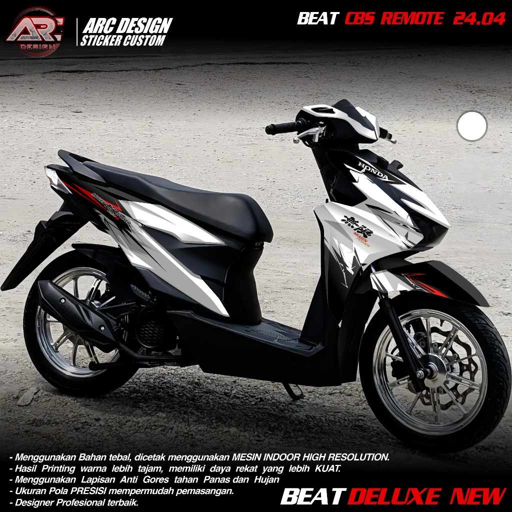 New Decal Sticker Honda Beat CBS STREET Smart Key Remote Full body