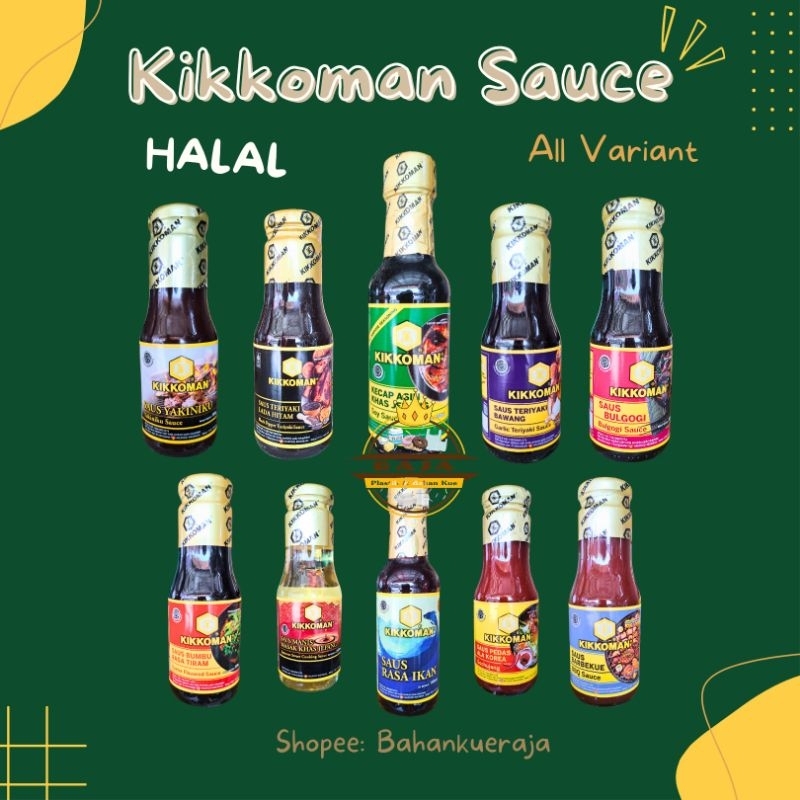 Kikkoman Sauce/Assorted Japanese Korean Sauce All Variant HALAL
