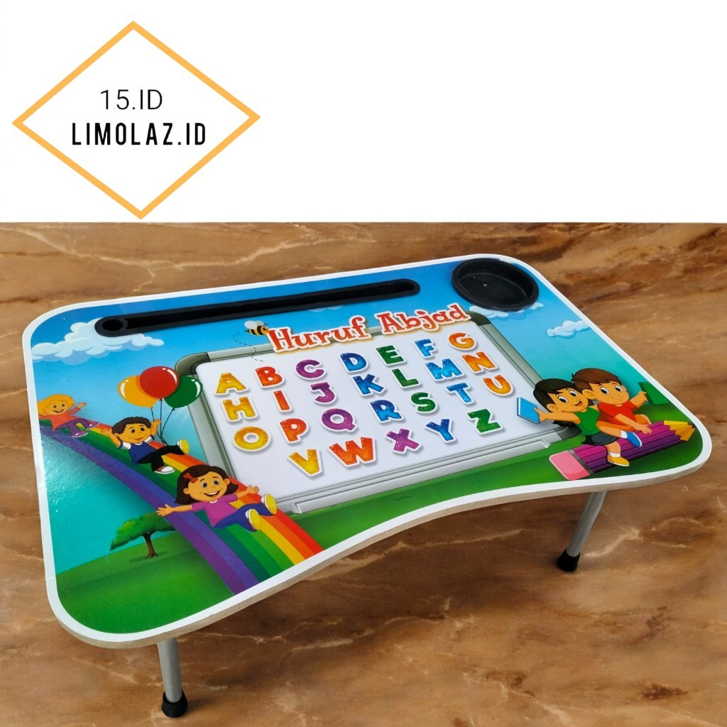 Laptop TABLE / STUDY TABLE / FOLDING TABLE WITH ALPHABET LETTER MOTIF ...