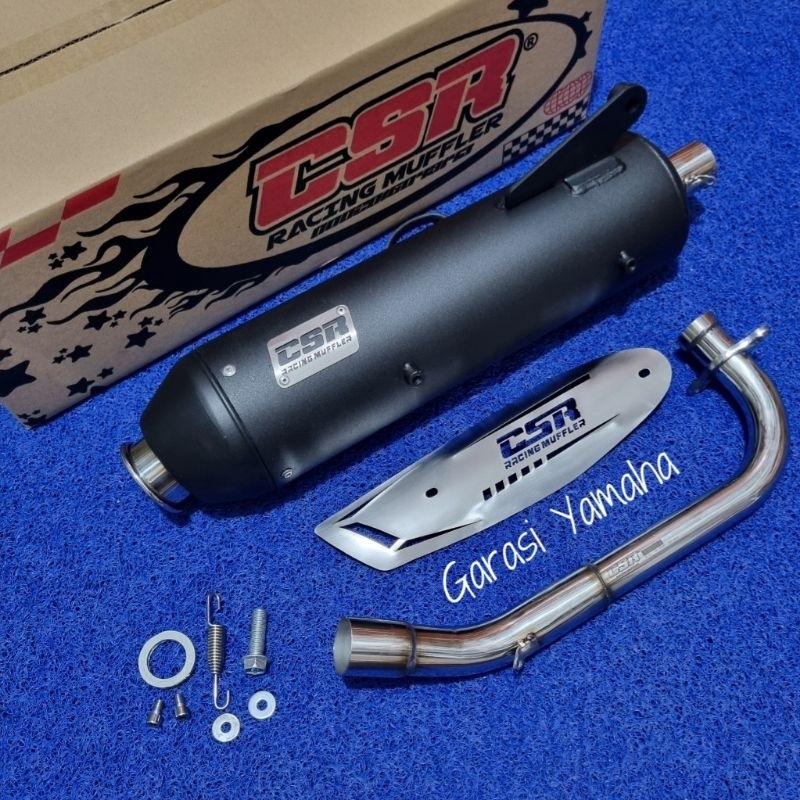 Mio Sporty Smile CSR exhaust Original CSR exhaust Mio standard racing ...