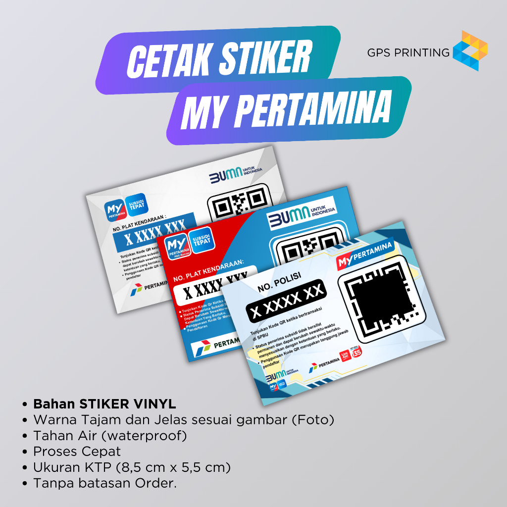 My PERTAMINA diesel fuel subsidized Barcode sticker | Shopee Philippines