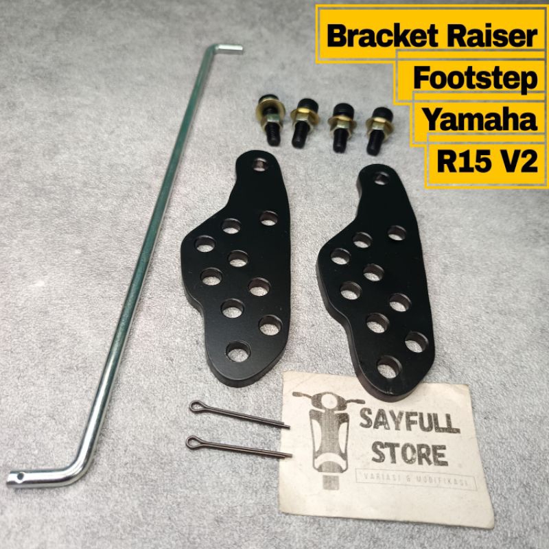 Yamaha R15 V2 Footstep Raiser R15 V2 Footstep Raiser Footstep Bracket ...