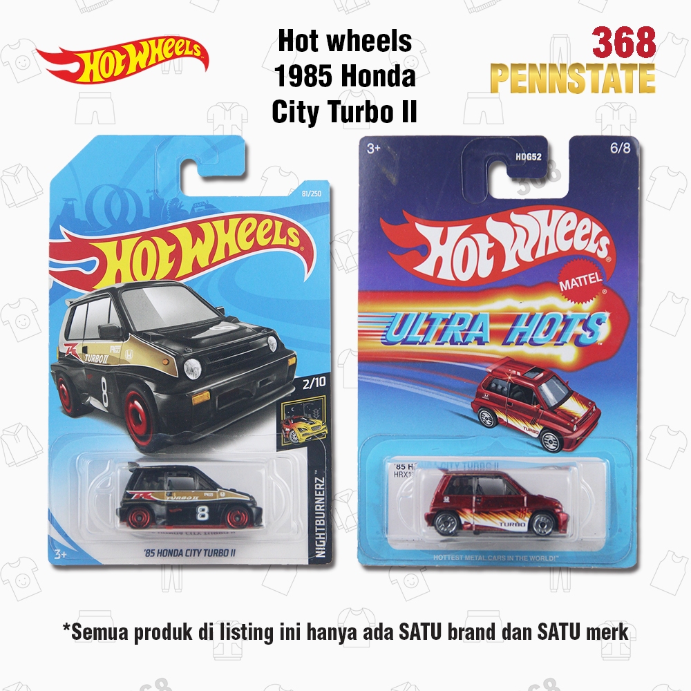 Hot Wheels Original Diecast Real Car Model 1985 Honda City Turbo II ...