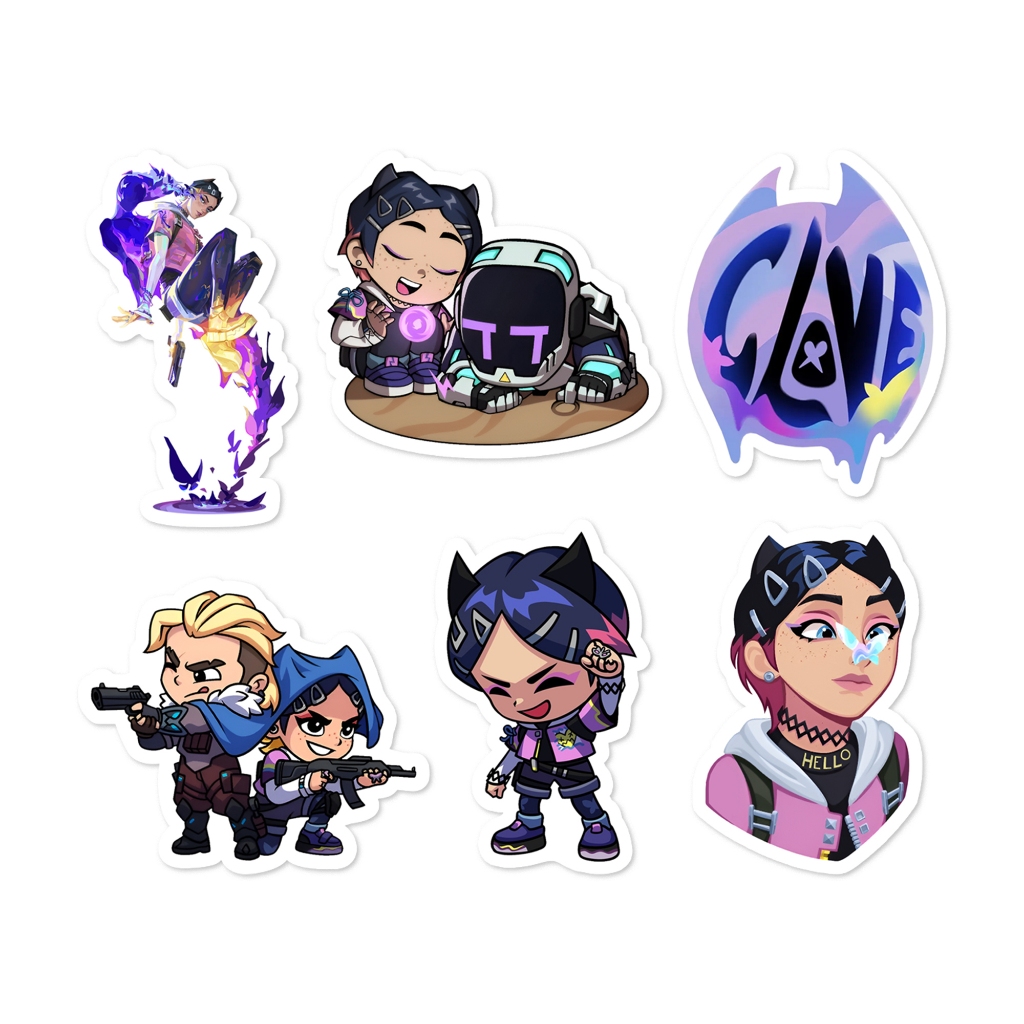 CLOVE VALORANT Sticker Pack vol. 1 (Spray Edition) | Shopee Philippines