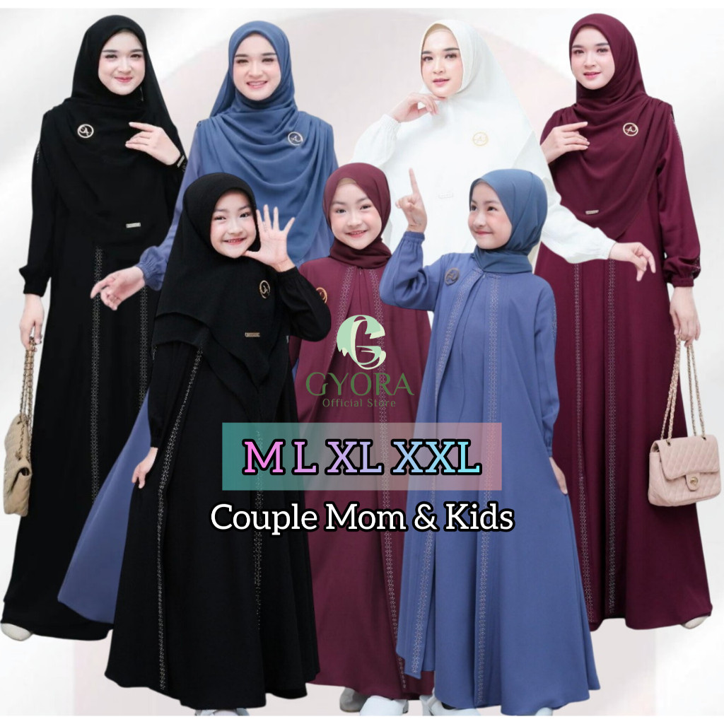 Gyora GAMIS ABAYA COOPER MOM & KIDS PREMIUM GAMIS TURKEY BASIC LUXURY ...