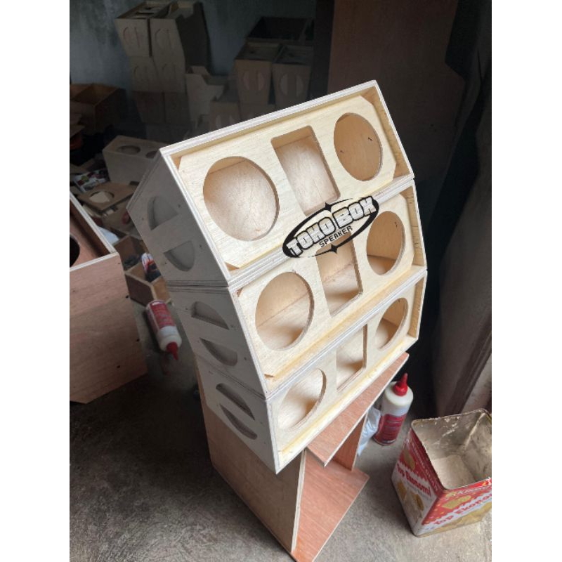 Double 4 inch line array speaker BOX plus tweeter | Shopee Philippines