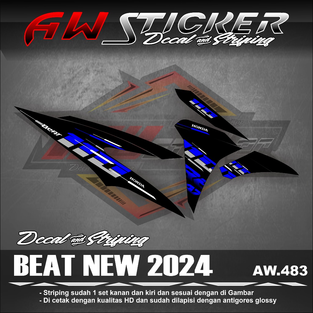 Striping BeatNew CBS ISS New 2024Sticker Sticker List of Semi Full ...