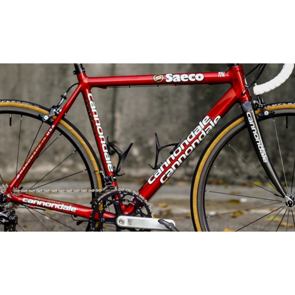 Lot 3 Décalcomanies / Stickers – SAECO Cannondale CAAD – Neuf