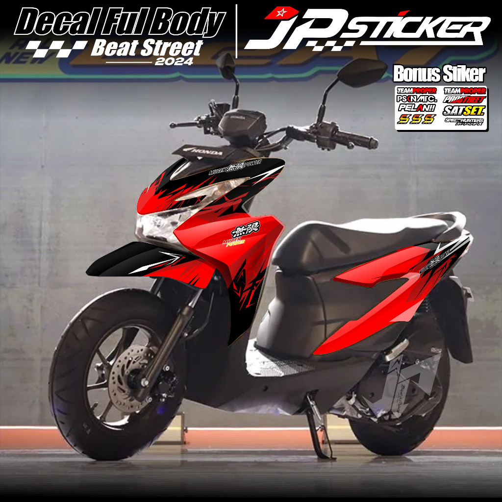 Decal Sticker Beat Deluxe Street 2024 Full Body - Modification Decal ...