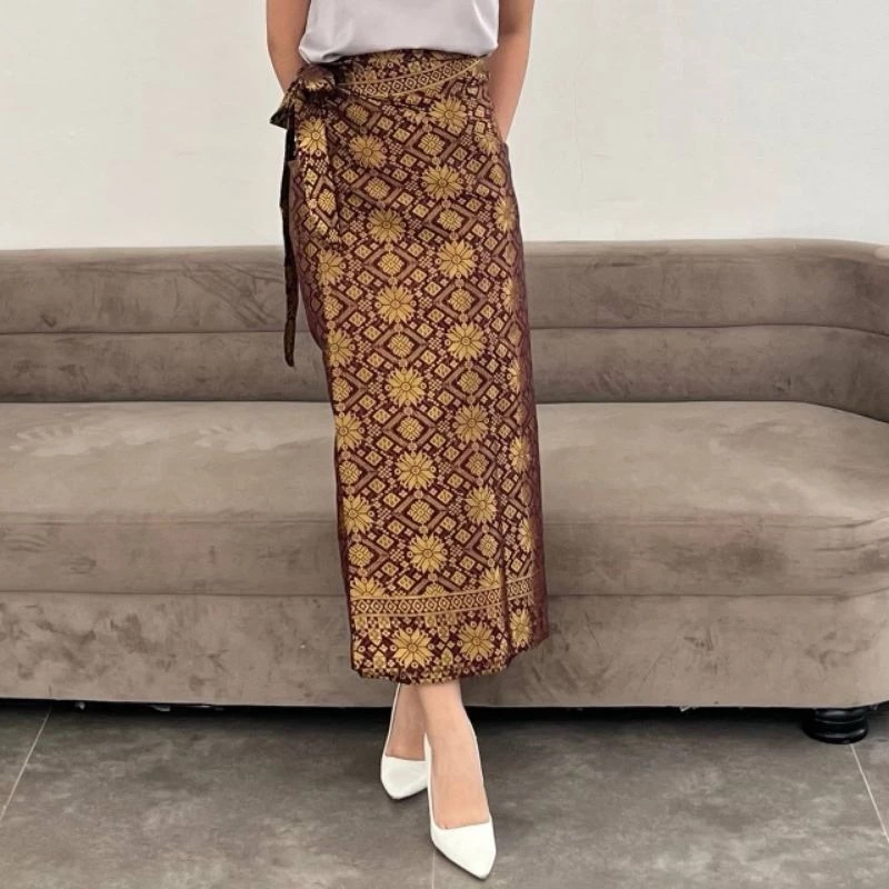 Latest Songket Wrap Skirt for Graduation - Party - Couple | Shopee ...