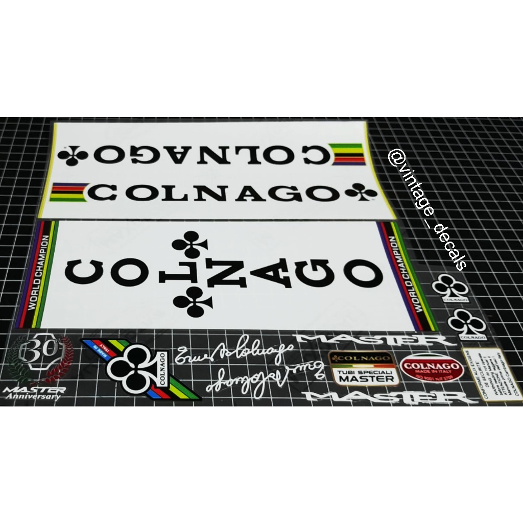 Colnago Master record crono x-light decal replacement | Shopee Philippines