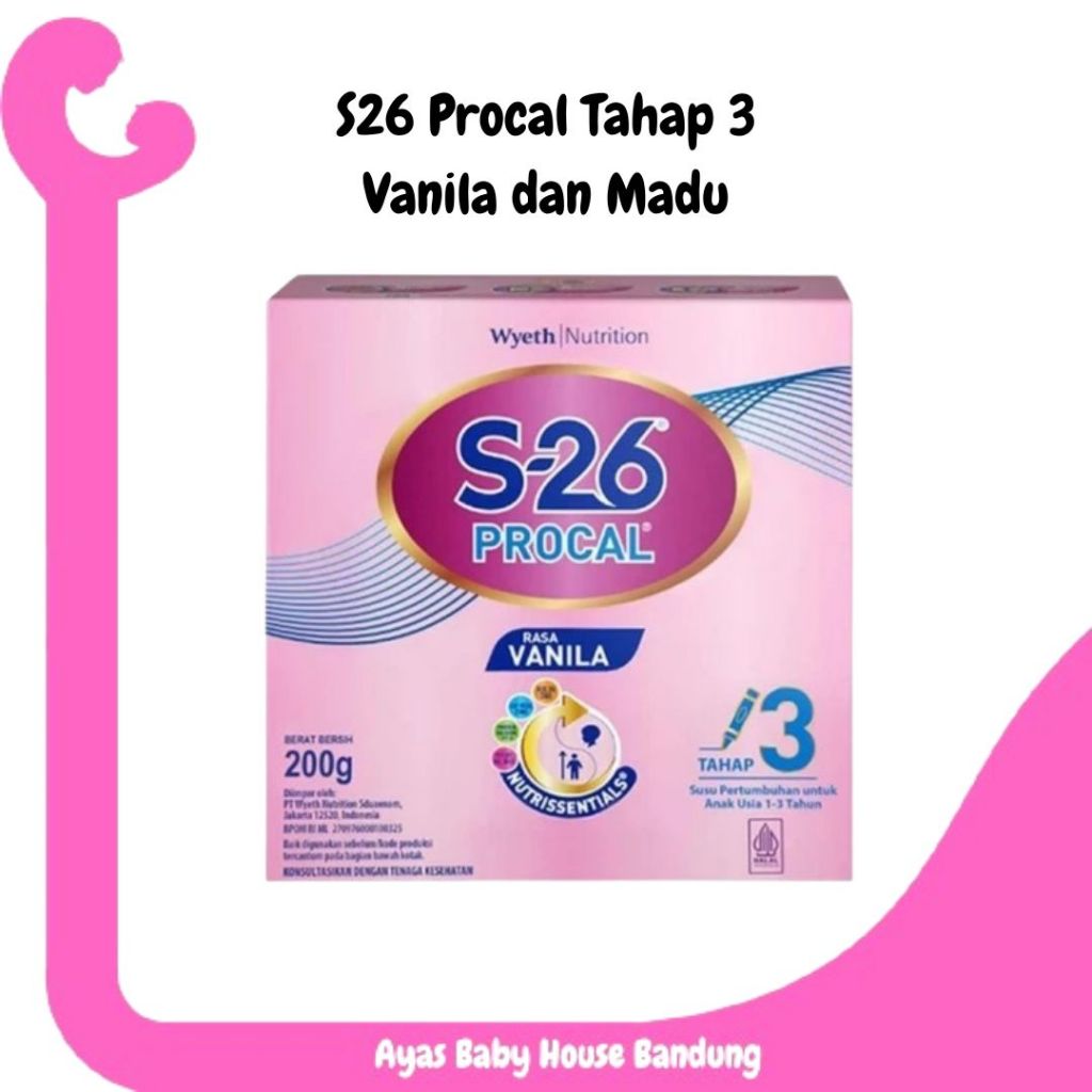 S-26 Procal Level 3 Child Growth Milk 1-3 Years Vanilla / Honey 200 gr ...