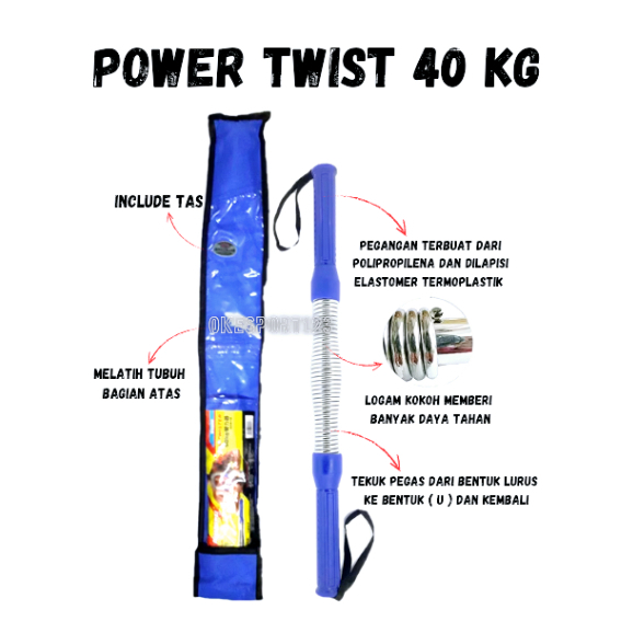 Power Twister 40kg / Arm and Shoulder Muscle Building Tool | Shopee ...