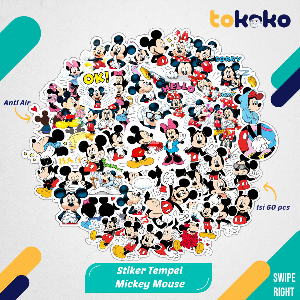 Mickey Mouse Cutting Stickers Cartoon Anime Cartoon Film Paper Vinyl ...