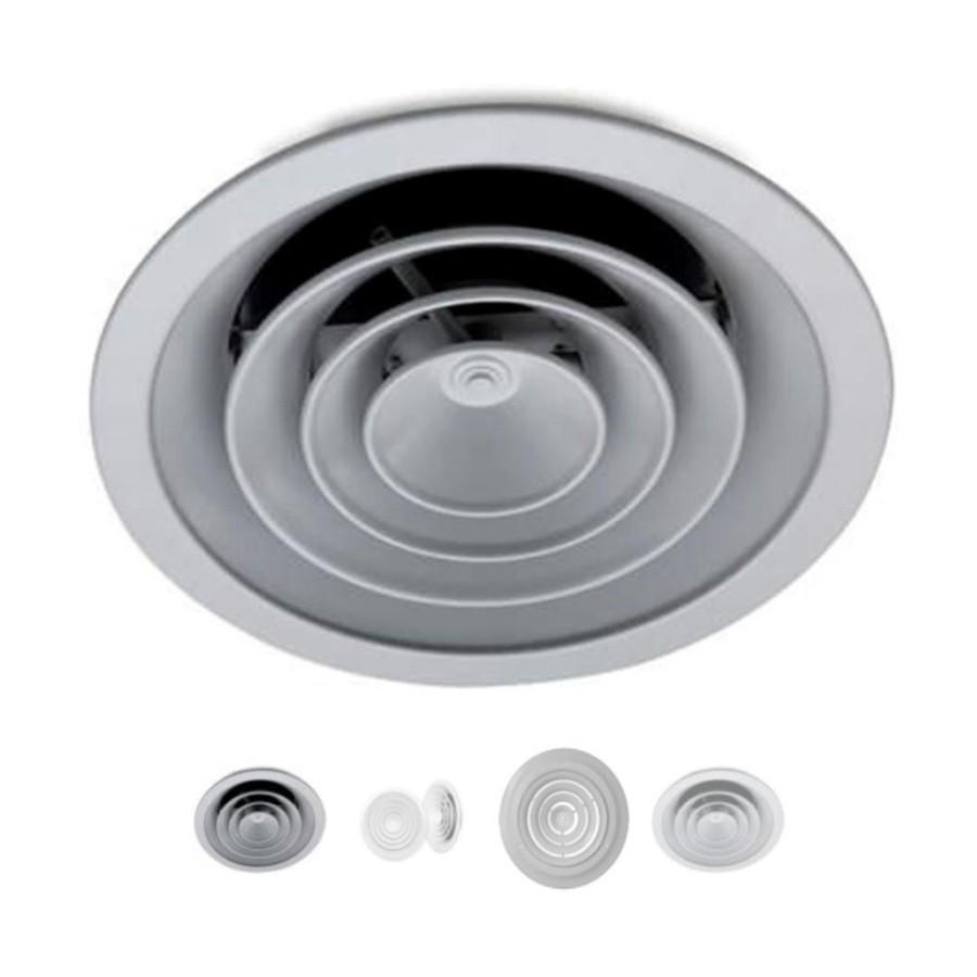 PUTIH Diffuser AC GRILL ROUND Sock 4