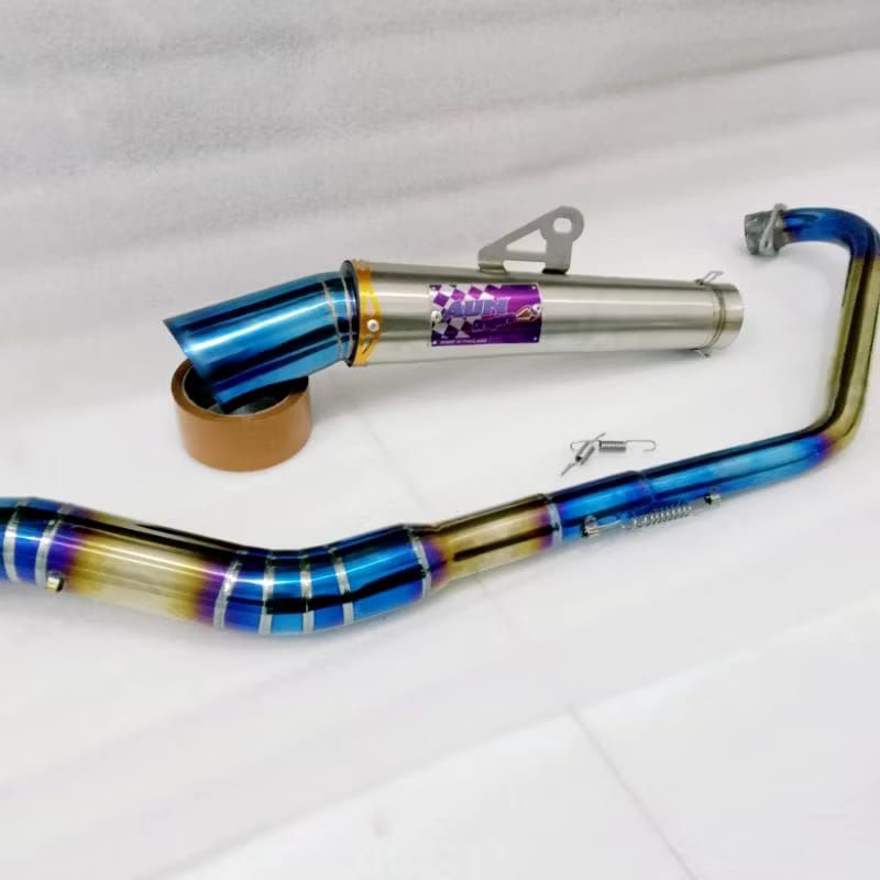 Open spec Aun pipe Bluegold Exhaust 1Set Tmx 125/155 Tmx 150 supremo ...
