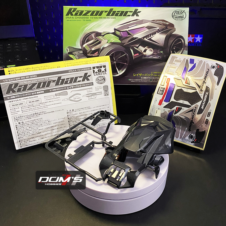 Body Tamiya 18713 RAZORBACK - Manual Book, Original Box, Decal Sticker ...