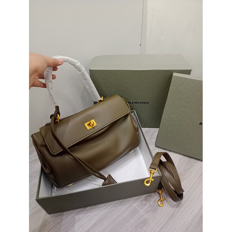 Bag •balen rodeo medium mirror set box+noser | Shopee Philippines