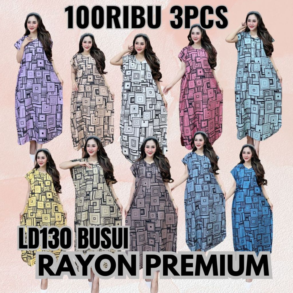 3 PCS 100 THOUSAND DASTER LOWO MOTIF ANJANI DATER RAYON PREMIUM ...