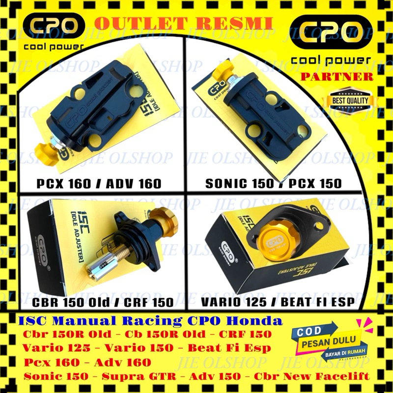 Cpo Isc Isc Racing Manual Honda CBR 150R VARIO 125 SONIC 150 CB 150R