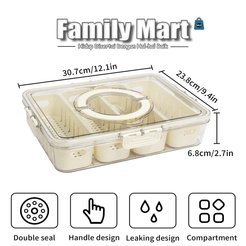 Family Mart Portable Shelf Refrigerator Storage Box/Food Storage
