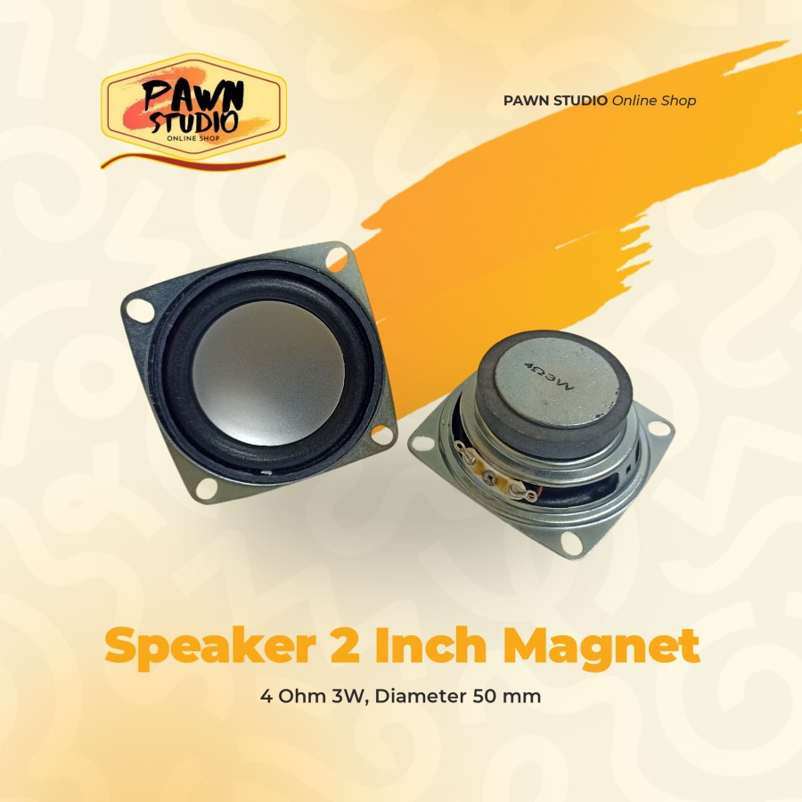2 Inch Magnet Speaker 4 Ohm 3W / TV Speaker 2