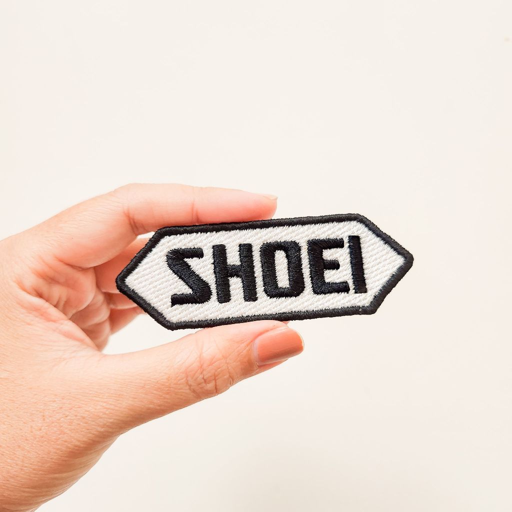 BRAND HELMET EMBROIDERED PATCH / SHOEI EMBROIDERED BADGE / JAPANESE ...