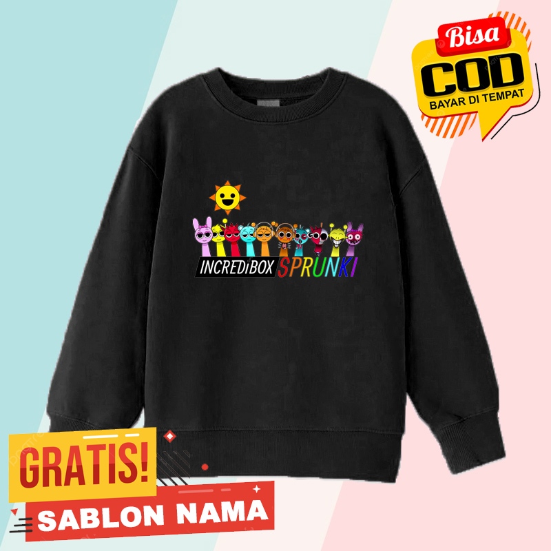 Incredibox Sprunki Children's Sweater Jacket All Characters | Shopee ...