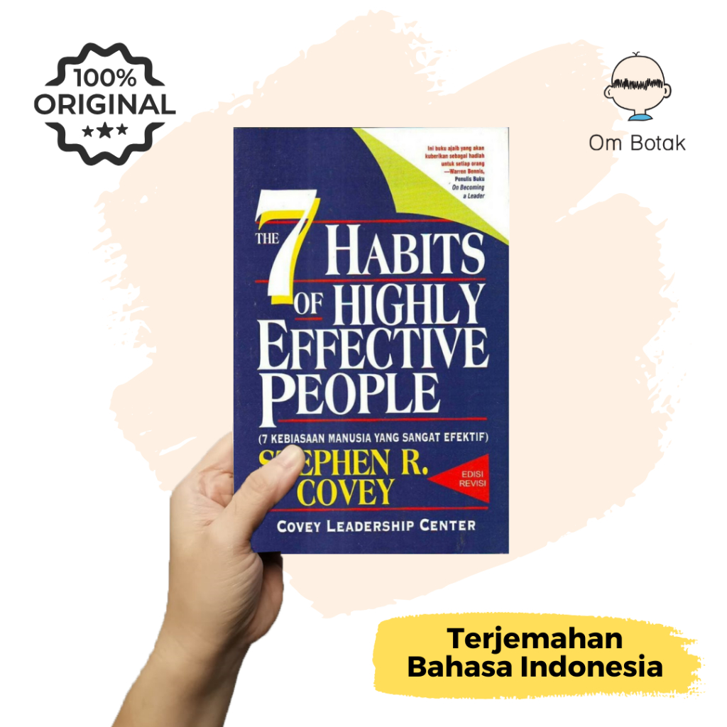 Book 7 Habits Of Highly Effective People Stephen R Covey | Shopee ...
