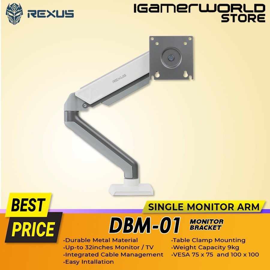 Rexus Monitor Arm Bracket DBM 01 / DBM-01 Stand Monitor Bracket ...