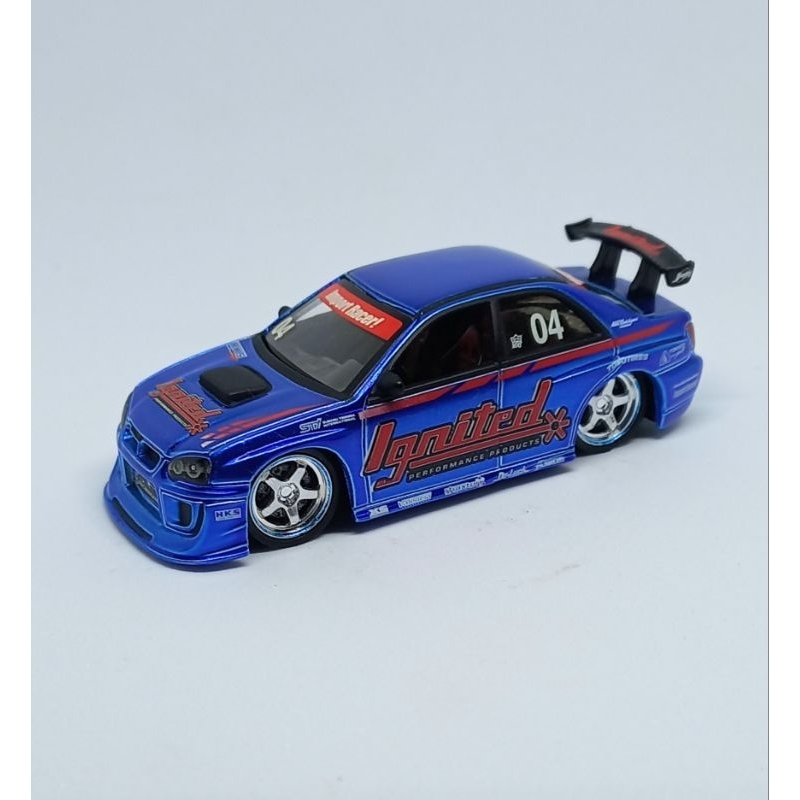 Jada toys subaru impreza wrx sti import racer loose diecast 1/64 ...