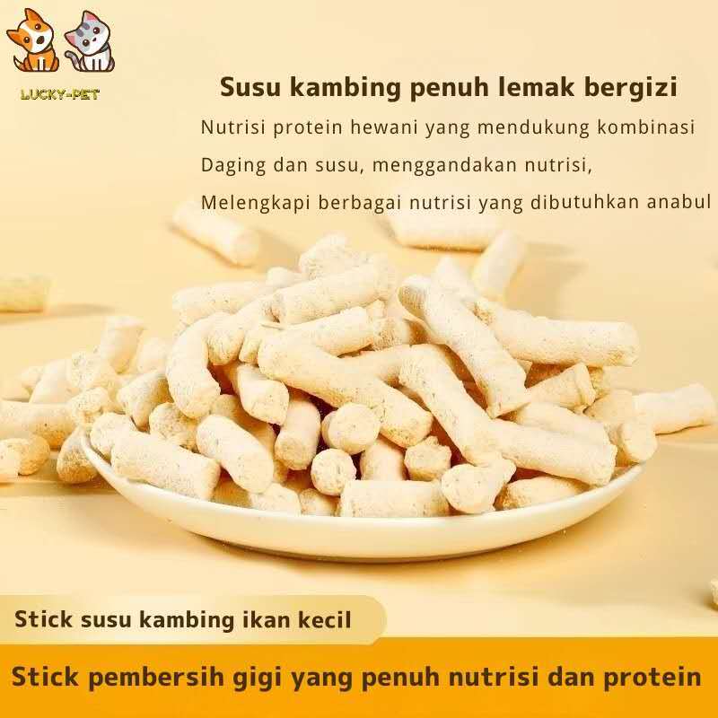 Lucky Pet - Dry Cat Food FD FISH ROE WITH GOATS MILK Calcium Snacks for ...