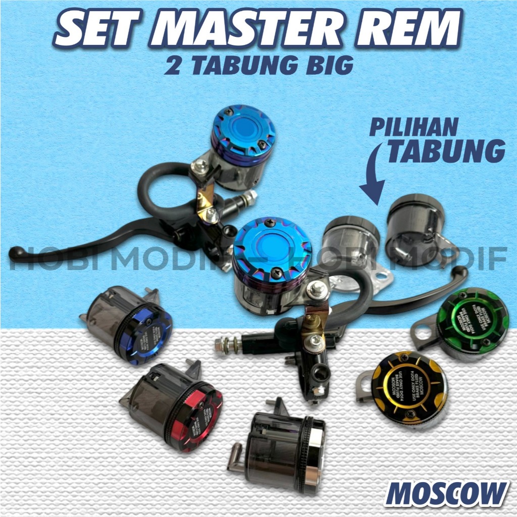 DOUBLE BRAKE MASTER HANDLE 2 TUBE BRAKE MASTER RIGHT SETBIG Kiri LIKE ...