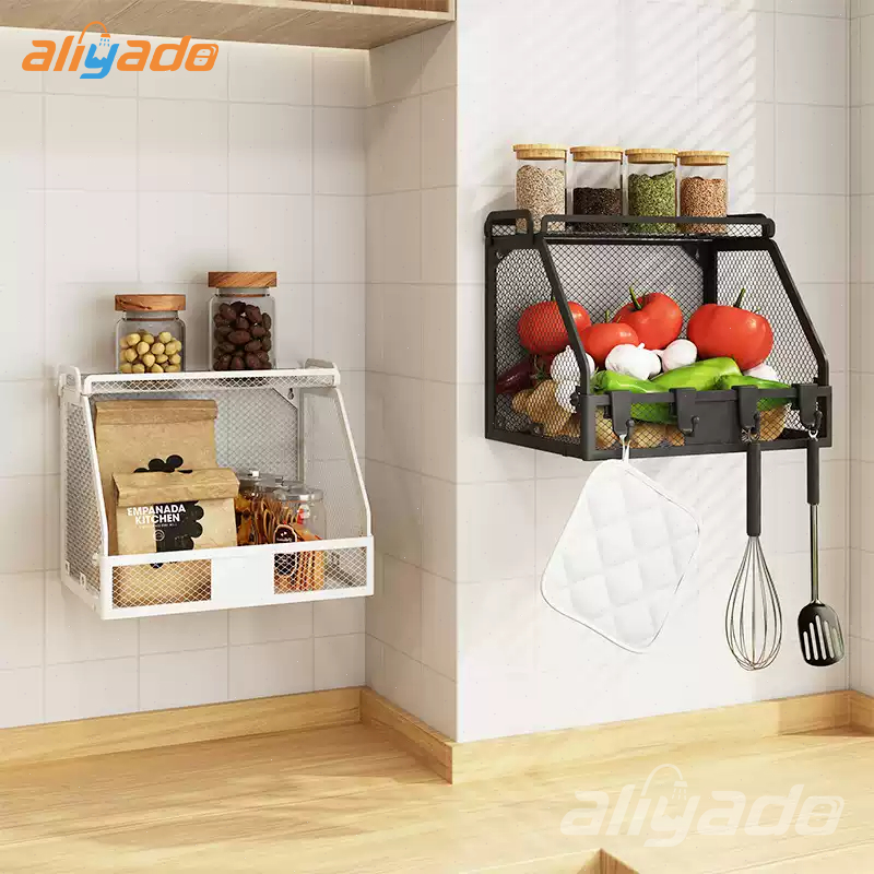 Aliyado Kitchen Spice Rack Hanging Kitchen Cabinet Wall Cabinet Hanging ...
