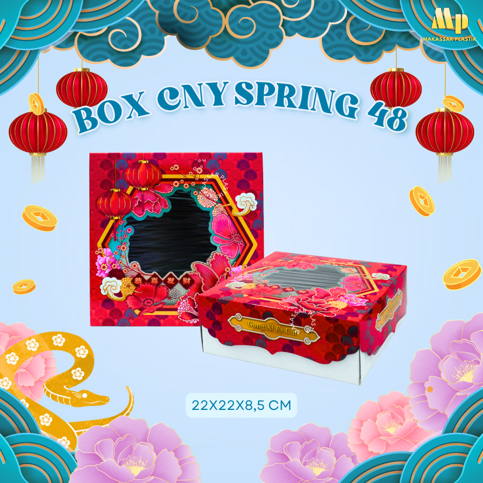 CNY SPRING BOX 48 CHINESE NEW YEAR HAMPERS BOX HAMPERS BOX/ @10 PCS ...