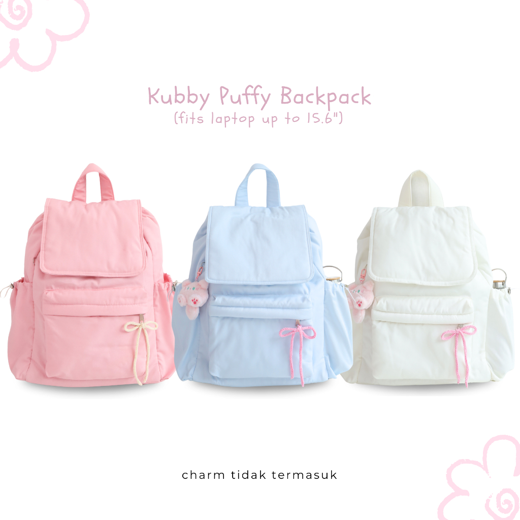 (New) Kubby Puffy Backpack (laptop fit up to 15.6