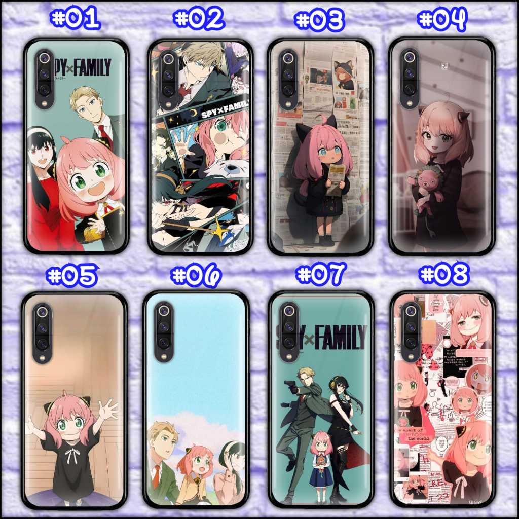 Samsung S7 S7 Edge S8 S8 S9 S9 Premium Soft Case Glass Motif 