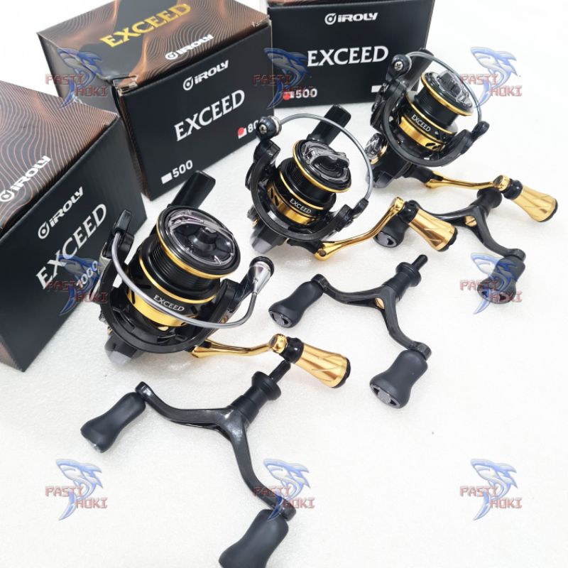 Iroly Exceed 2025 POWER HANDLE Fishing Reel 500 800 1000 | Shopee ...