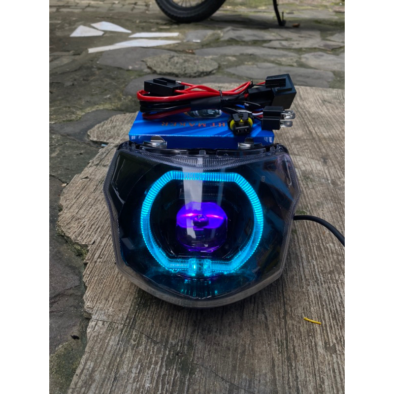 VEGA HEADLIGHT REFLECTOR ZR BILED BILLED MATRIX X1 + RELAY | Shopee ...