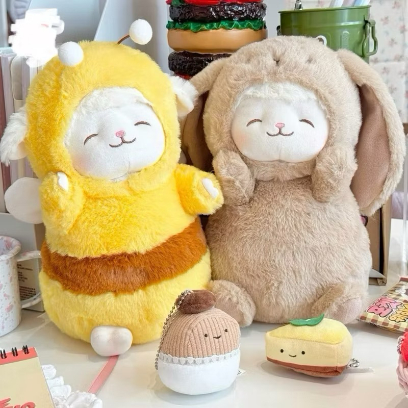 Custom Bee Bunny Sheep doll 30cm plush toys doll plush toys Lamb baa ...