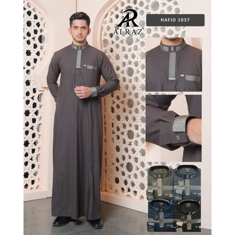 ALRAZ-Thobe Embroidery Full Cuff Hafid 1037 | Shopee Philippines